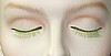 Green Color Eyelashes